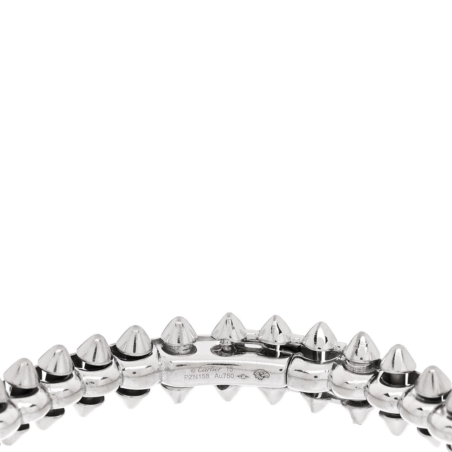 Cartier 18K White Gold Medium Clash De Cartier Bracelet 15 3 of 4