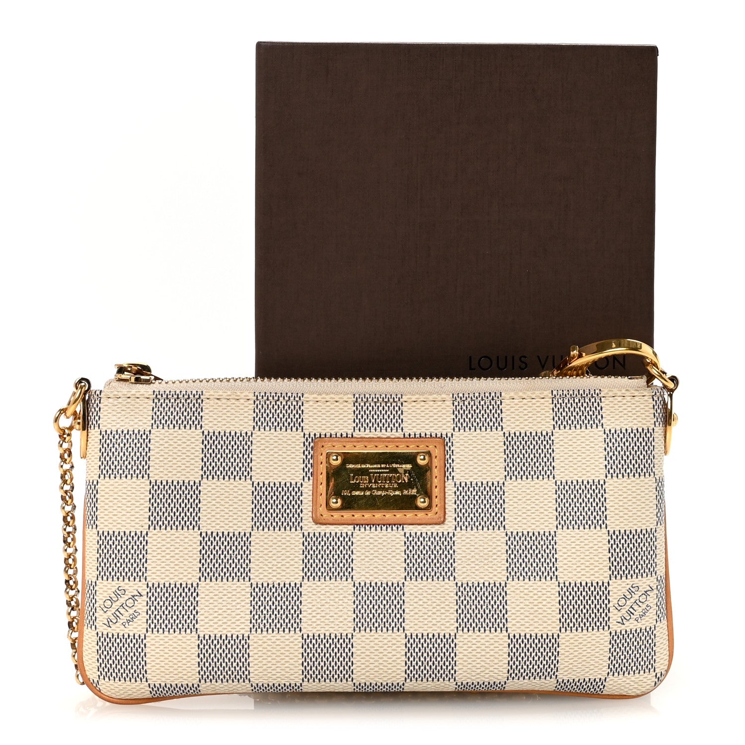 Louis Vuitton Damier Azur Pochette Milla MM 9 of 9