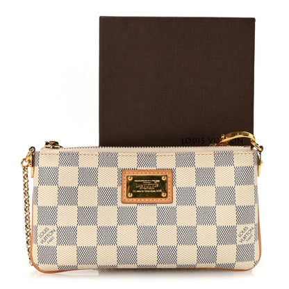Louis Vuitton Damier Azur Pochette Milla MM 9 of 9