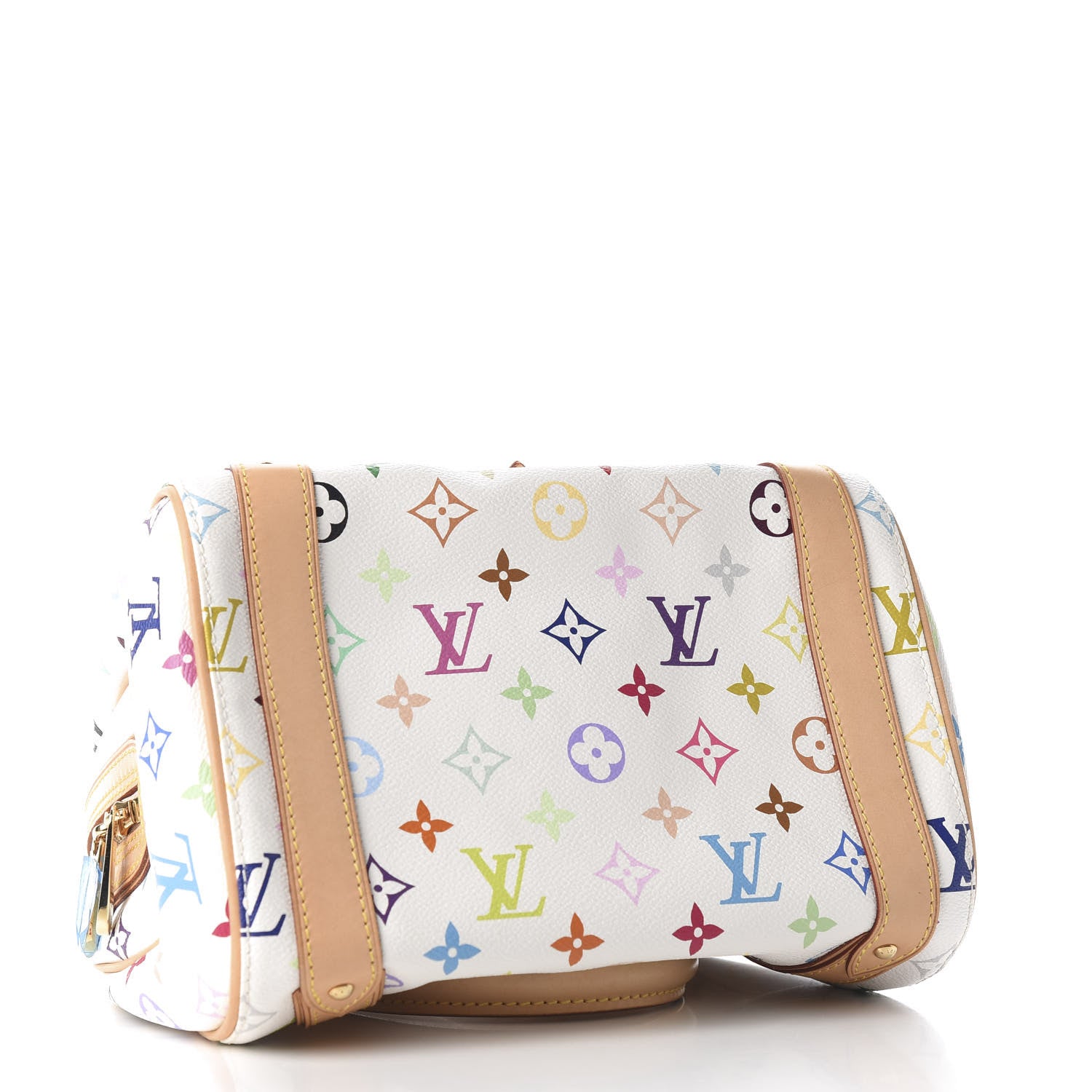 Louis Vuitton Monogram Multicolor Priscilla White 3 of 8