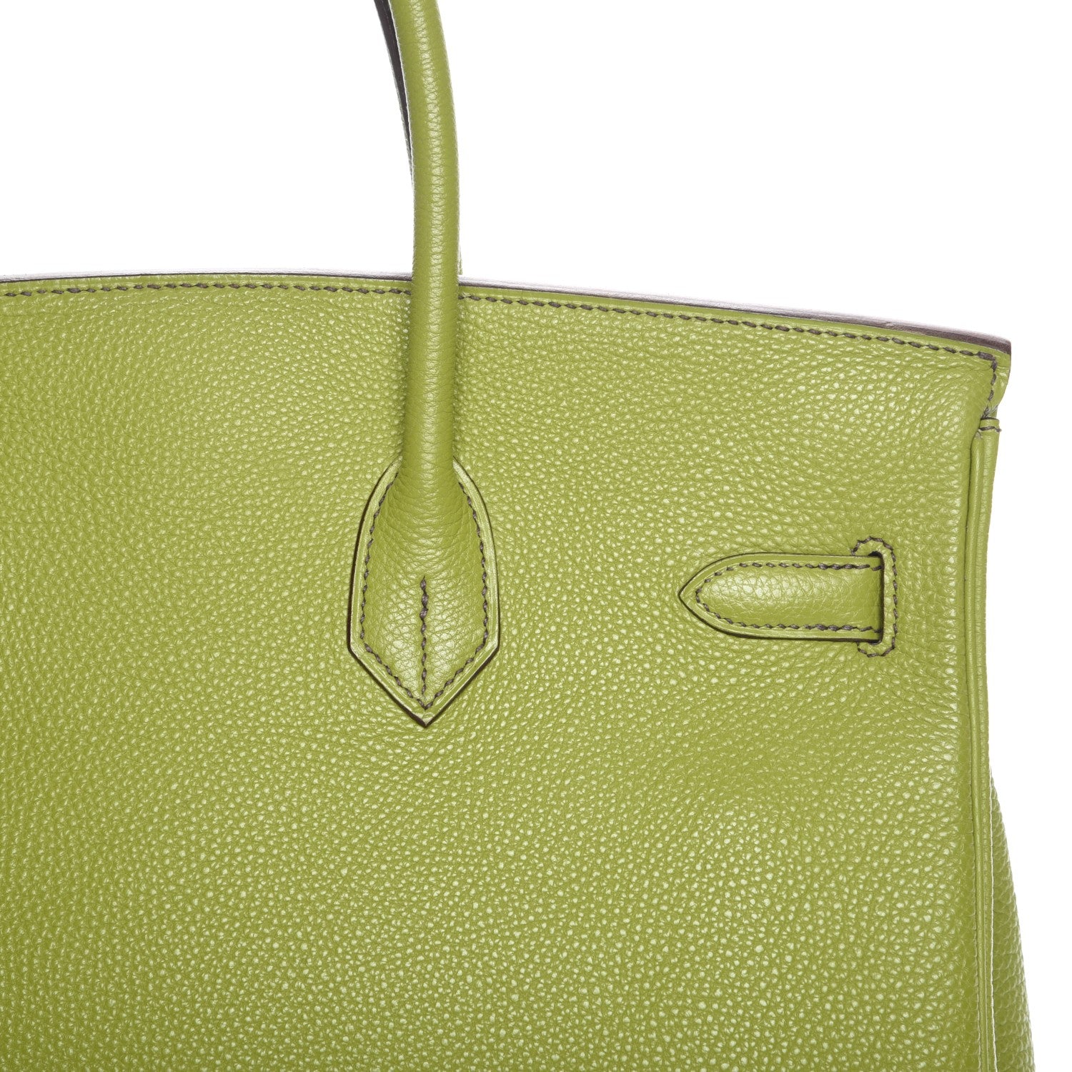 Hermes Togo Birkin 35 Vert Anis 24 of 28