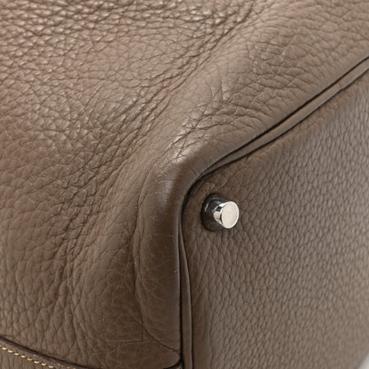 Hermes Taurillon Clemence Picotin Lock 18 PM Etoupe 14 of 16