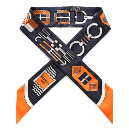 Hermes Silk Carre En Boucles Twilly 1 of 7