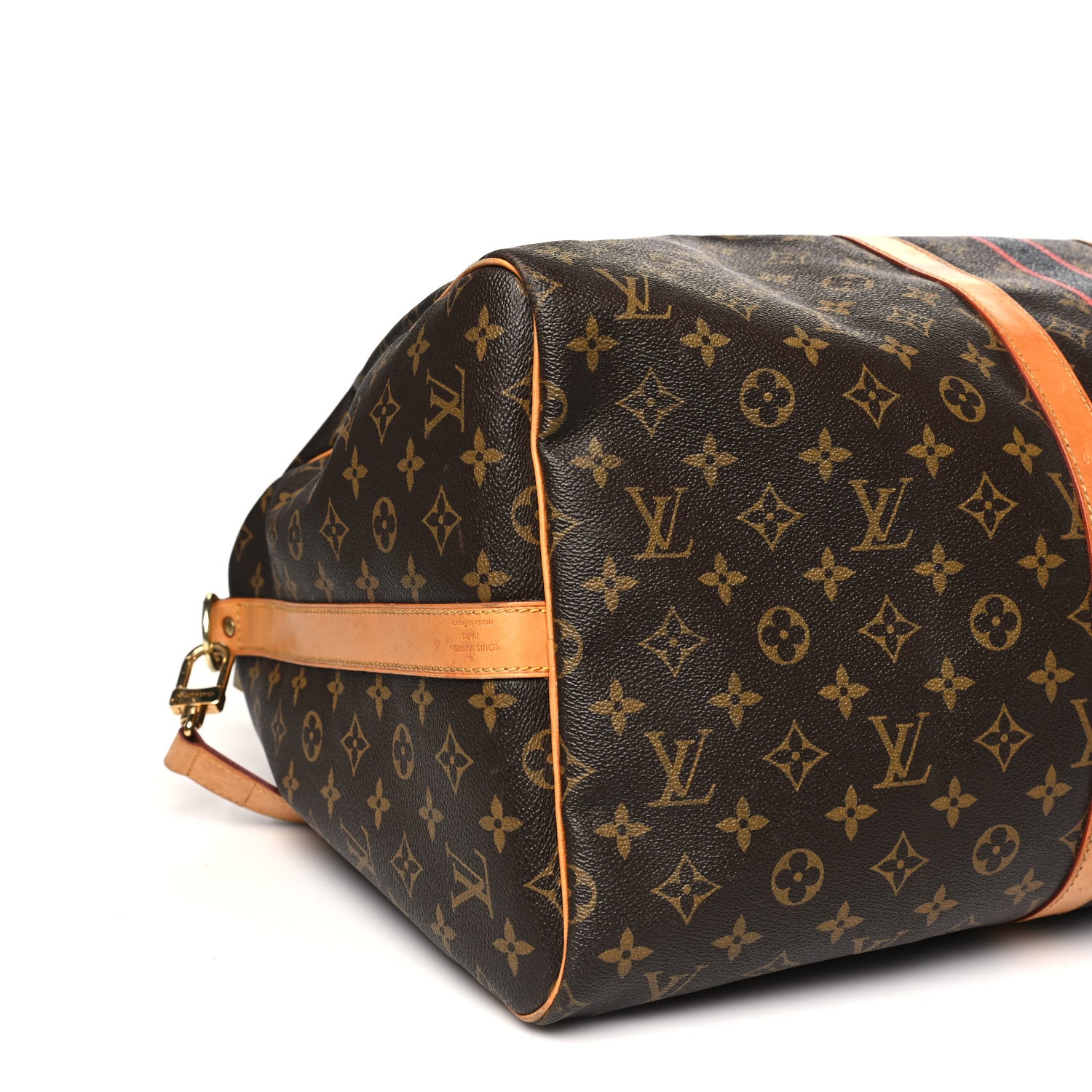 Louis Vuitton Monogram My LV Heritage Keepall Bandouliere 55 Rouge Black 7 of 11
