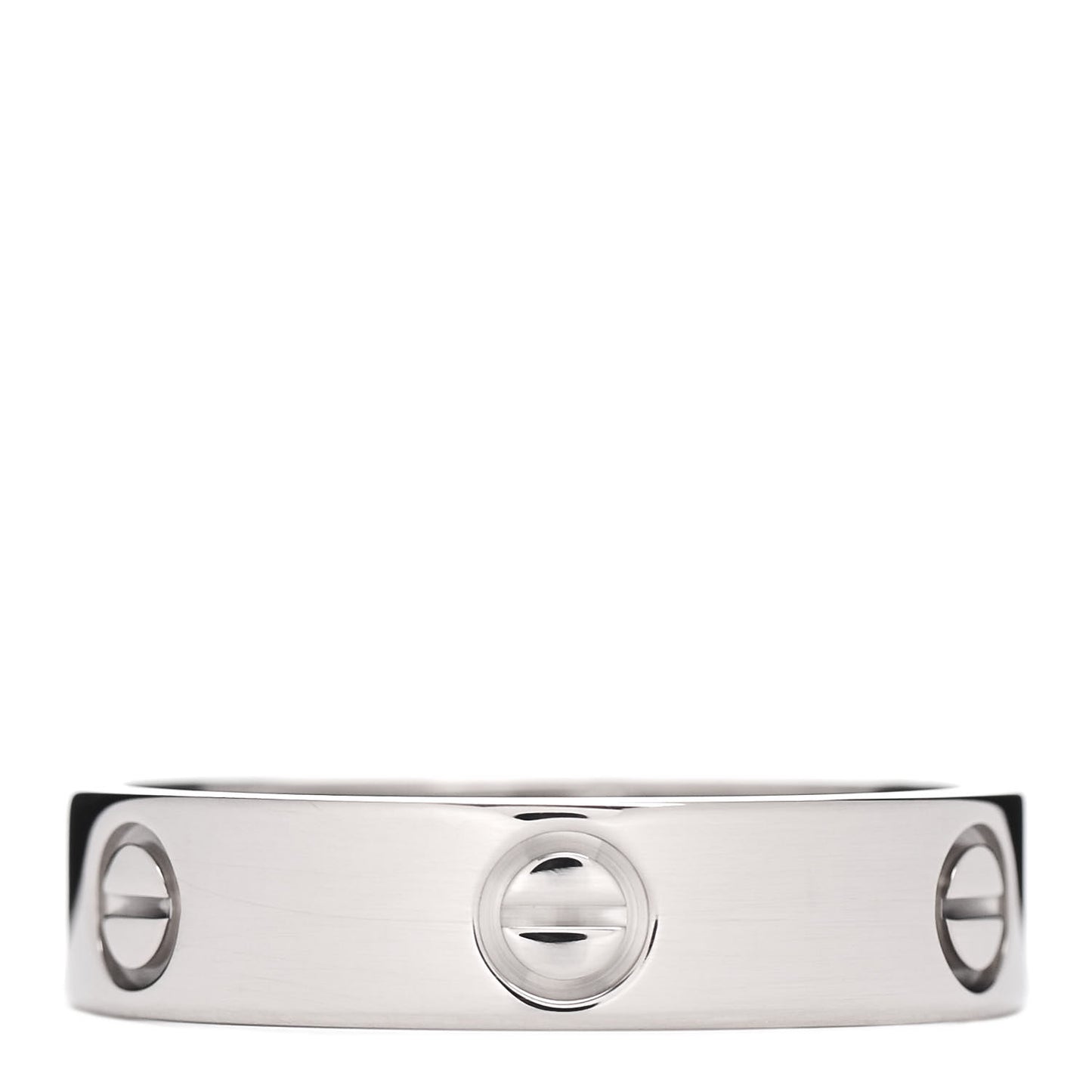 18K White Gold 5.5mm LOVE Ring 65 11