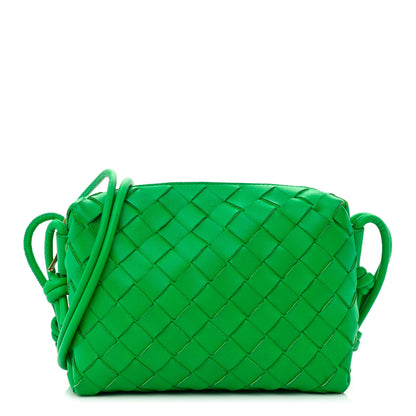 Bottega Veneta Nappa Intrecciato Mini Loop Camera Bag Parakeet 1 of 9