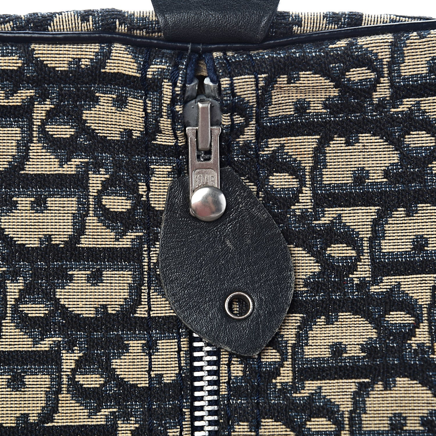 Christian Dior Monogram Duffle Navy Blue 7 of 17