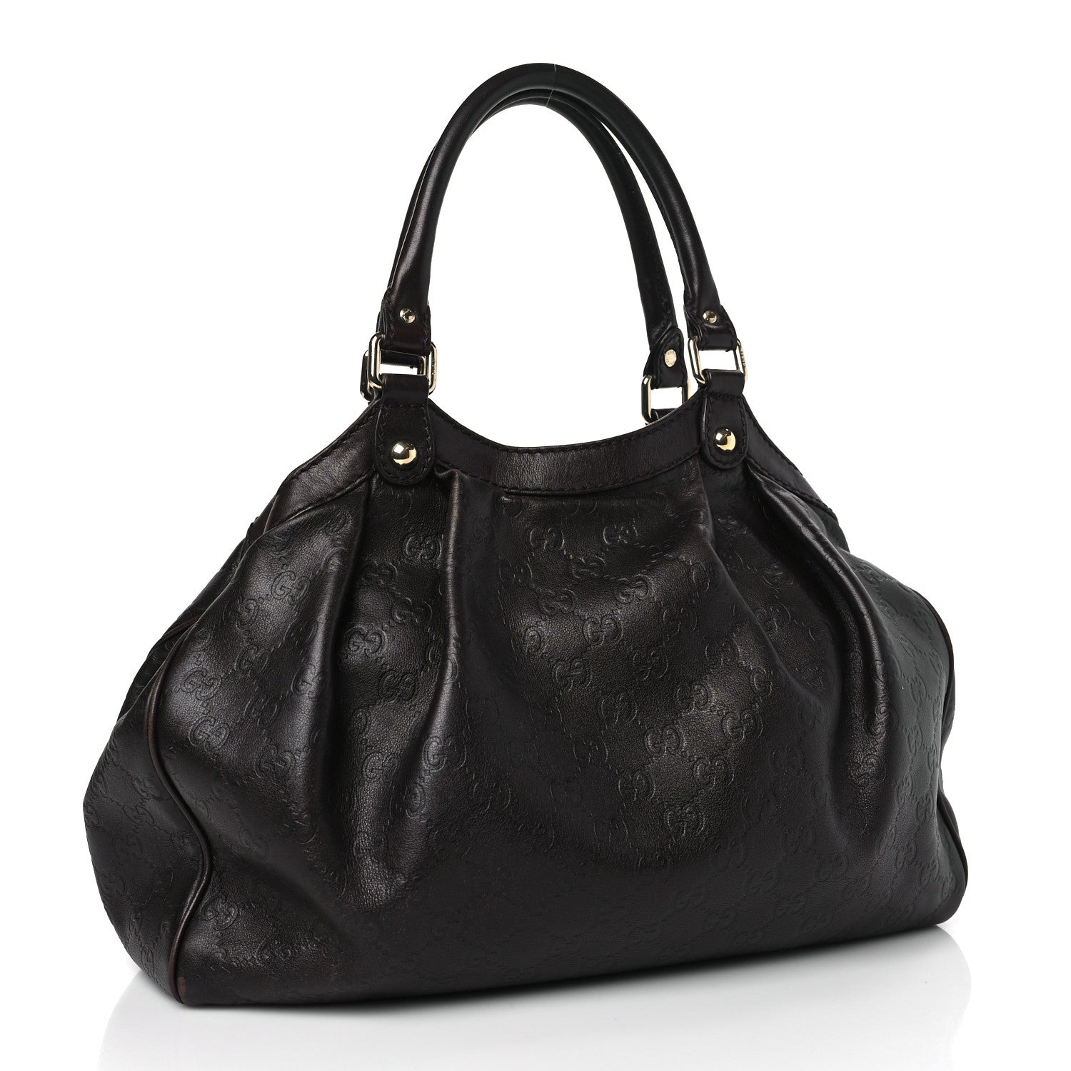 Gucci Guccissima Medium Sukey Tote Brown 3 of 11