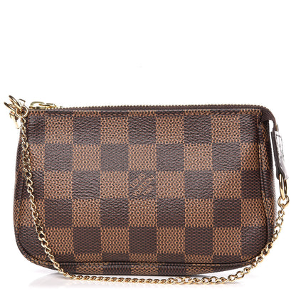 Louis Vuitton Damier Ebene Mini Pochette Accessories 1 of 9
