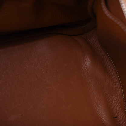 Hermes Taurillon Clemence Lindy 30 Gold 9 of 17