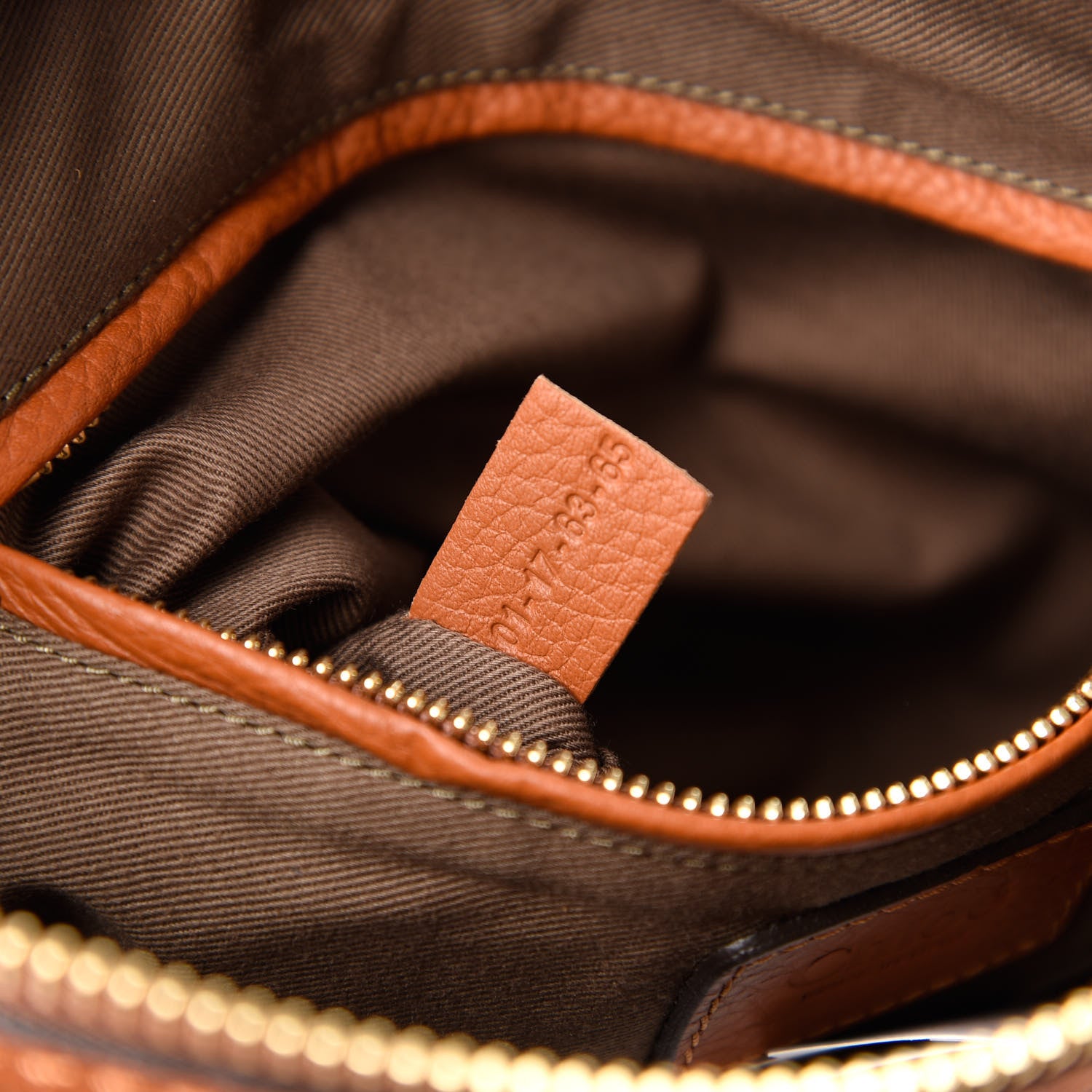Chloe Calfskin Medium Marcie Satchel Tan 9 of 10