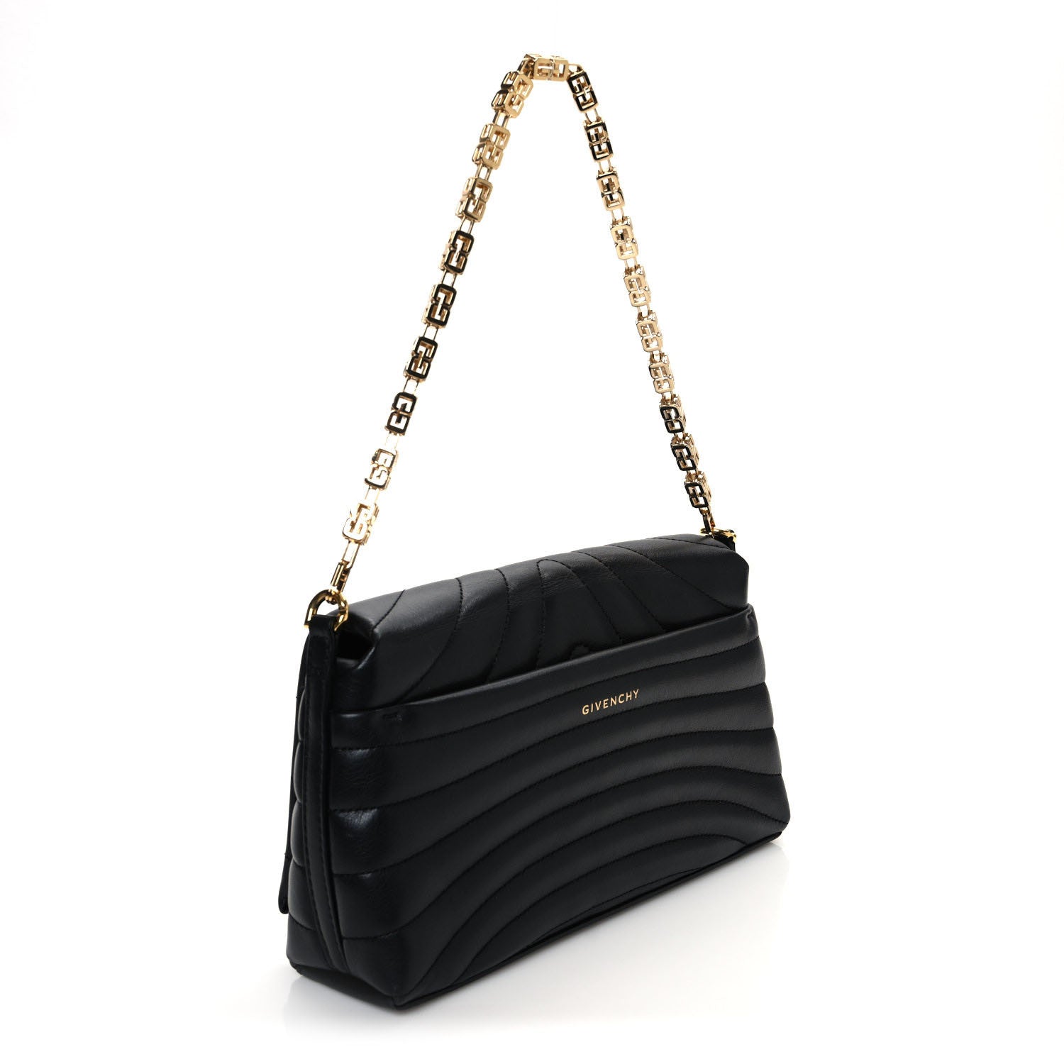 Givenchy Soft Calfskin 4G Quilted Small Shoulder Bag Black 3 of 11