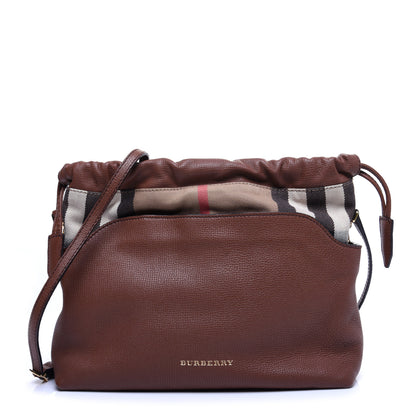 Burberry Calfskin House Check Little Crush Tan 1 of 14