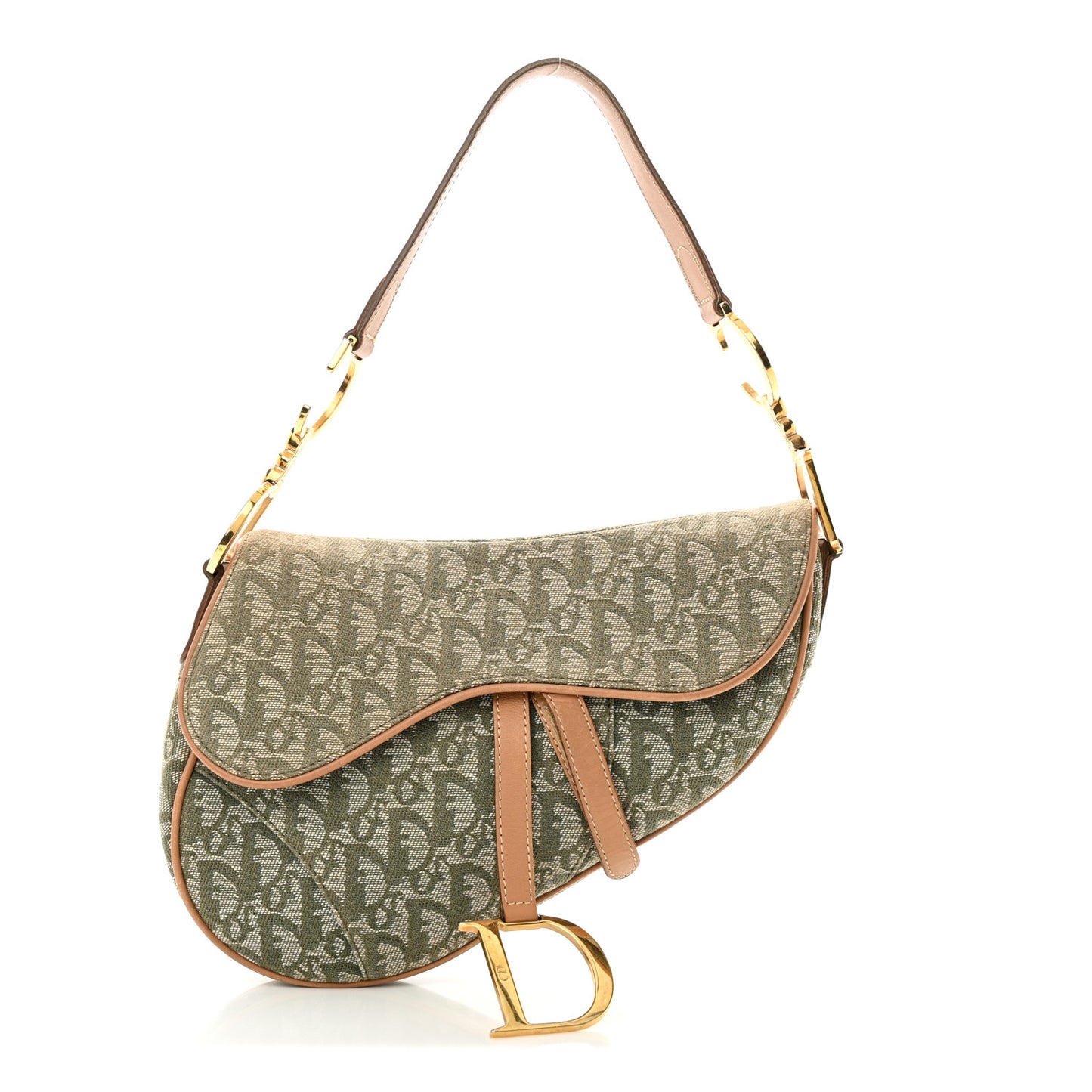 Monogram Saddle Bag Green