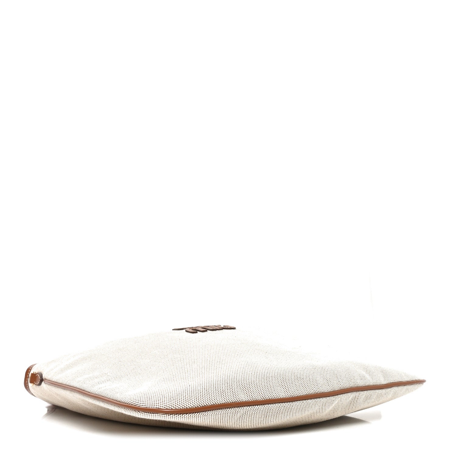 Miu Miu Canvas Ivy Beige Brandy 4 of 9