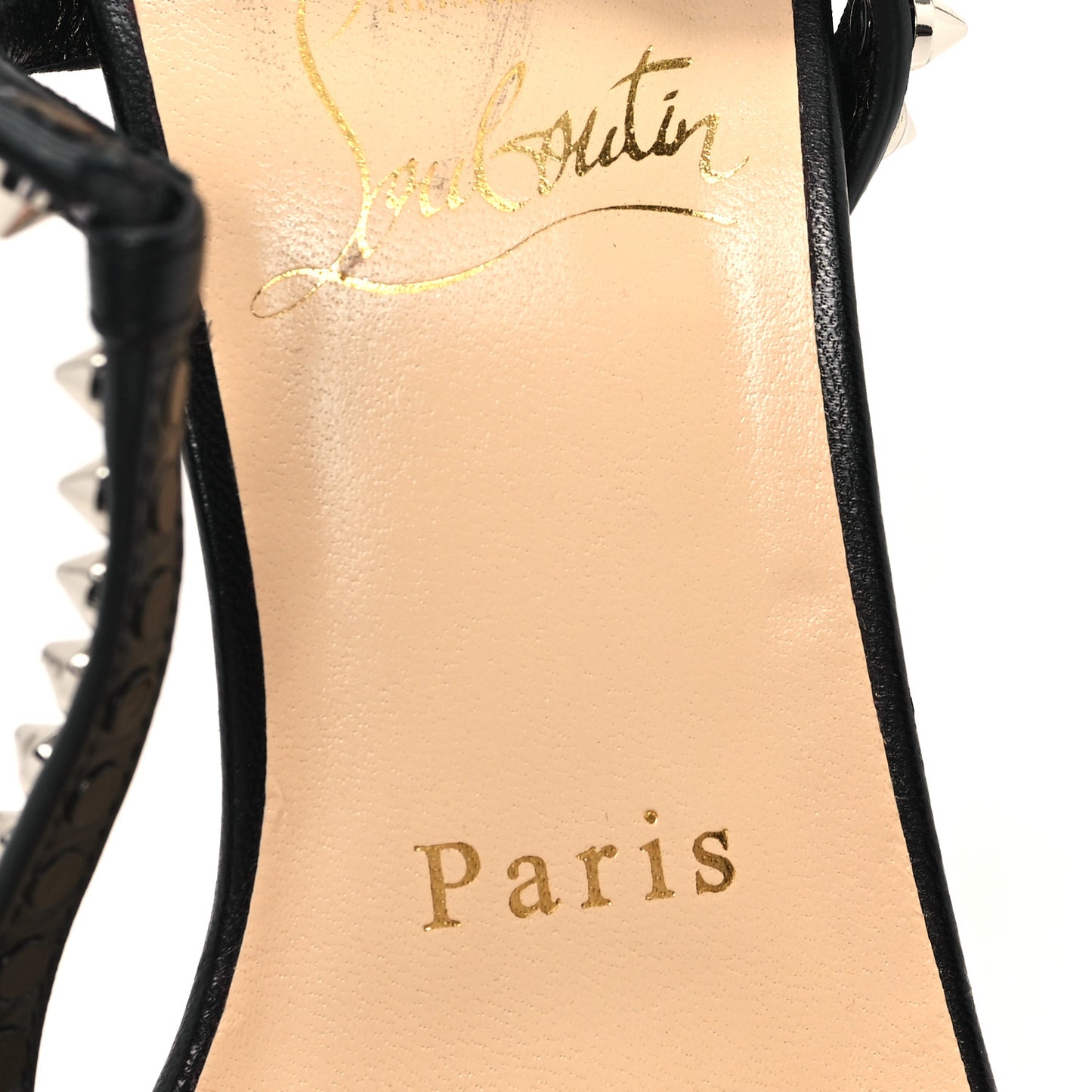 Nappa Spike Rosalie 100 Sandals 36 Black