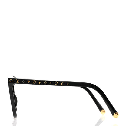 Louis Vuitton Acetate My Monogram Light Cat Eye Sunglasses Z1657W Black 3 of 7