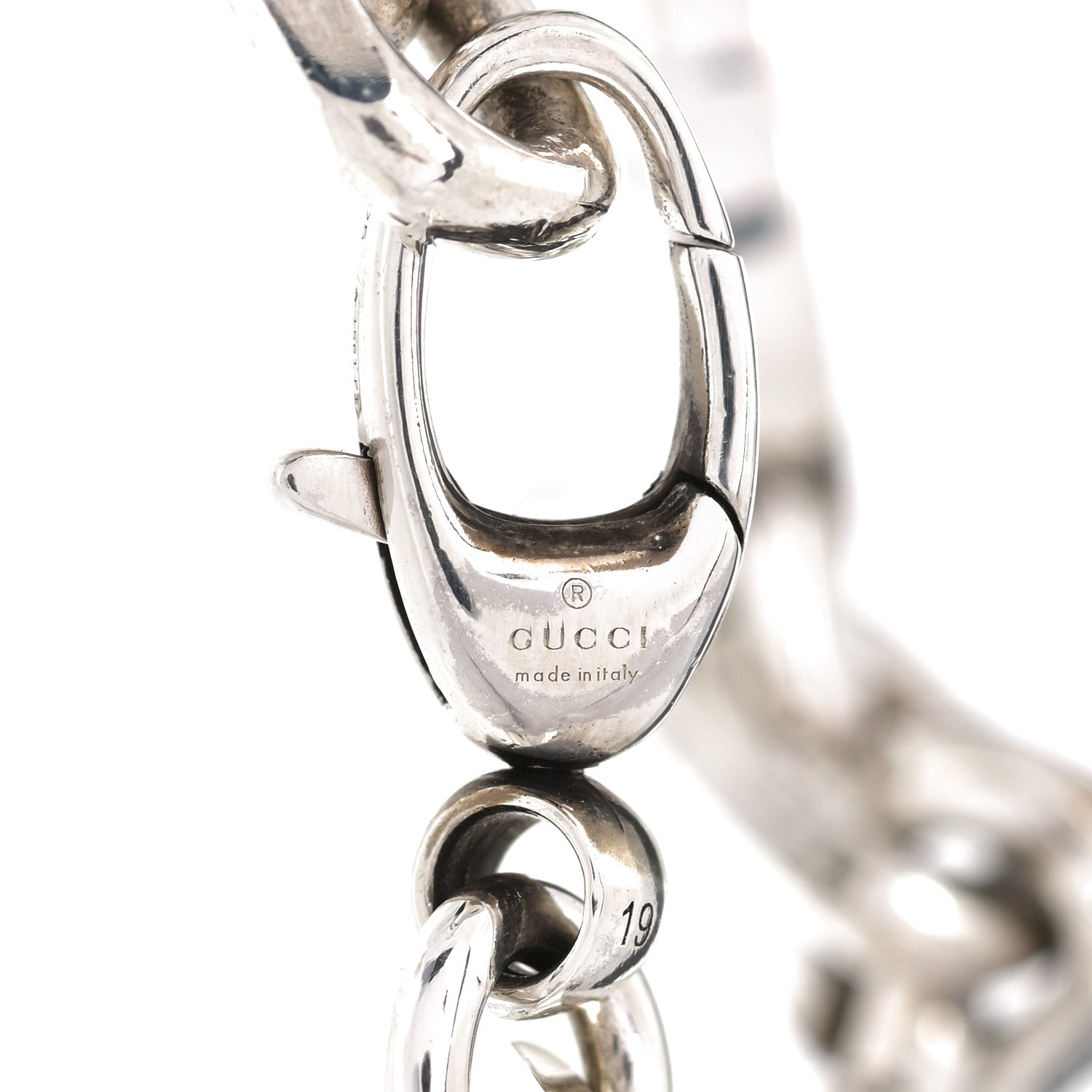 Gucci Sterling Silver Interlocking G Link Bracelet 4 of 6