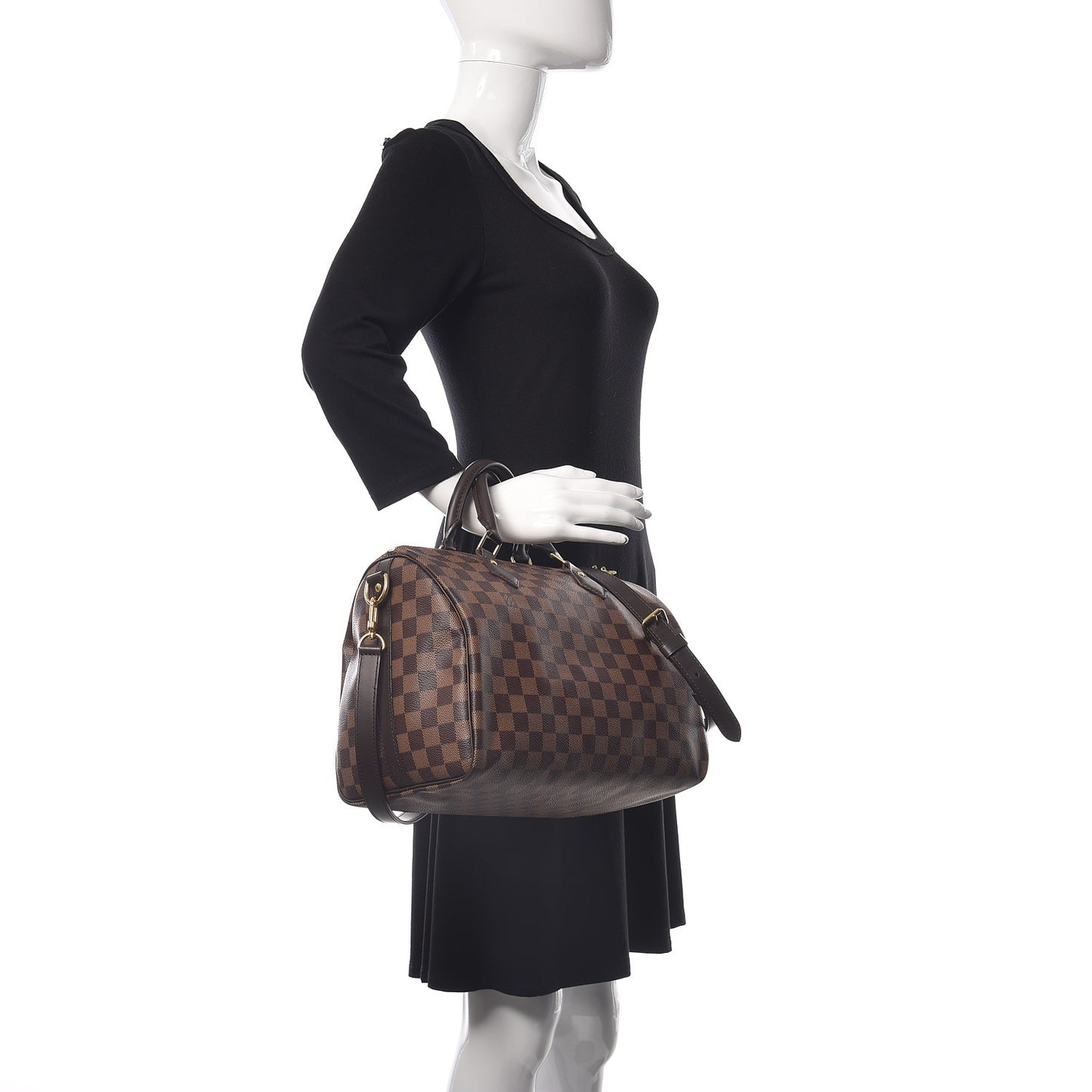 Damier Ebene Speedy Bandouliere 30