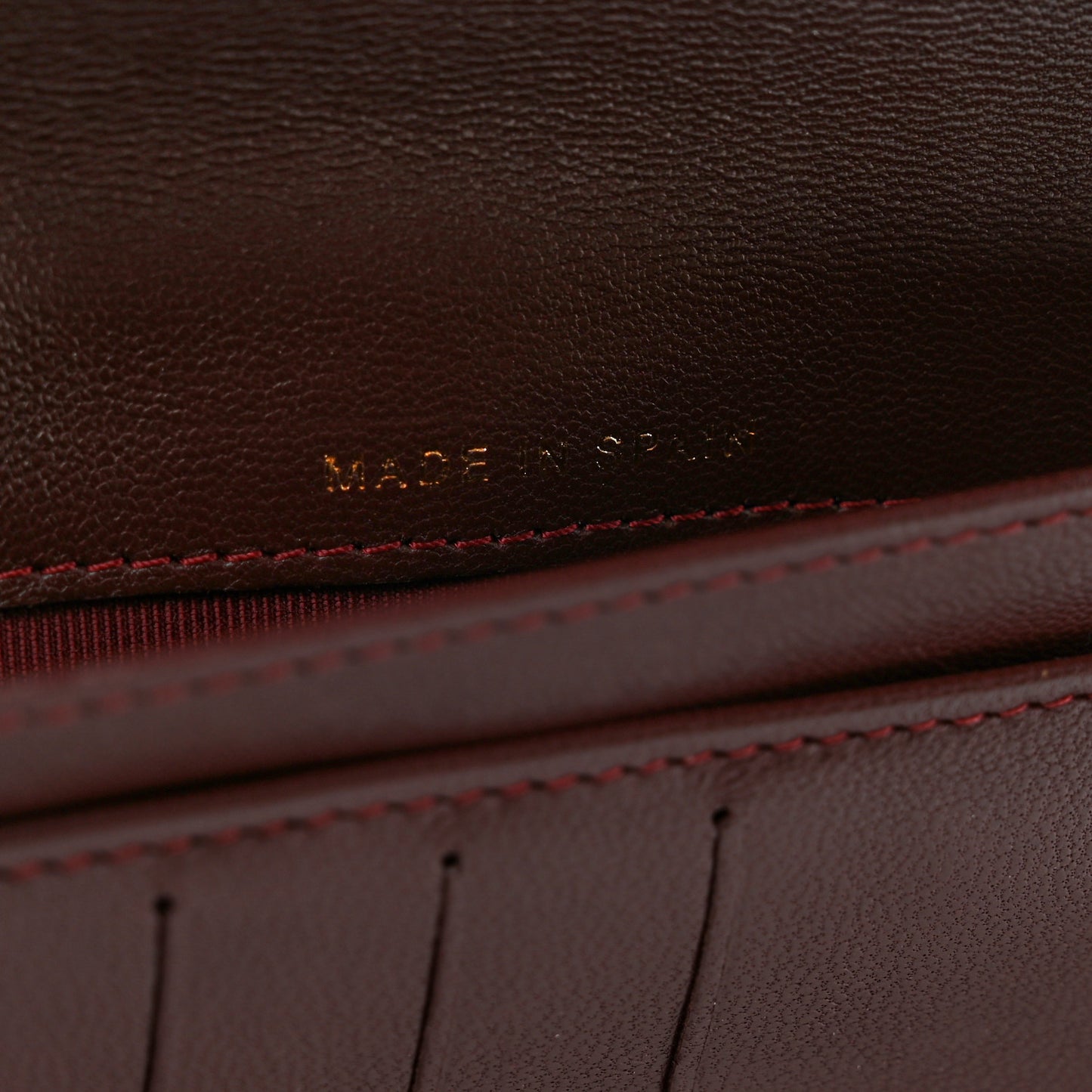 Lambskin Quilted Large Flap Wallet Black