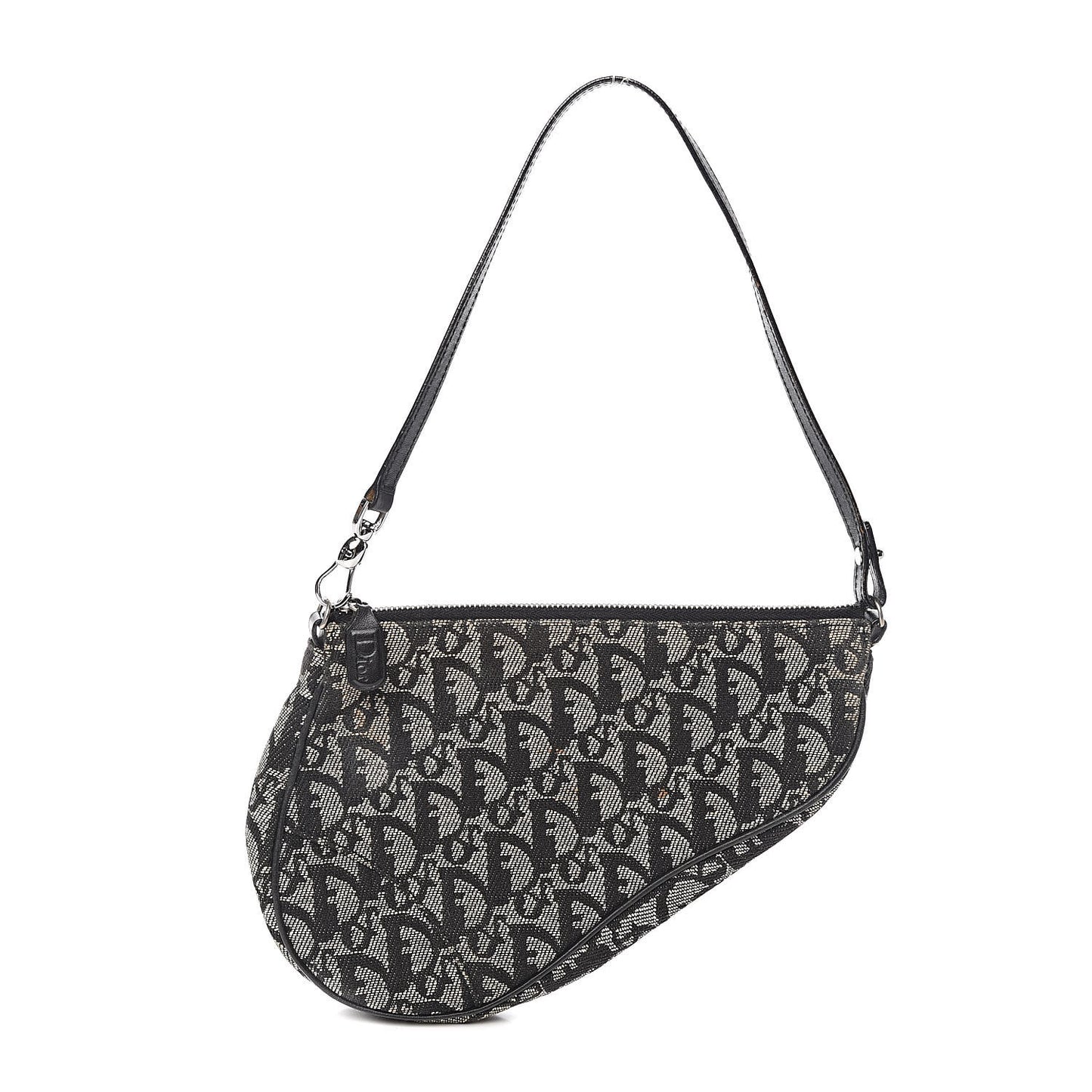 Monogram Mini Saddle Pochette Black