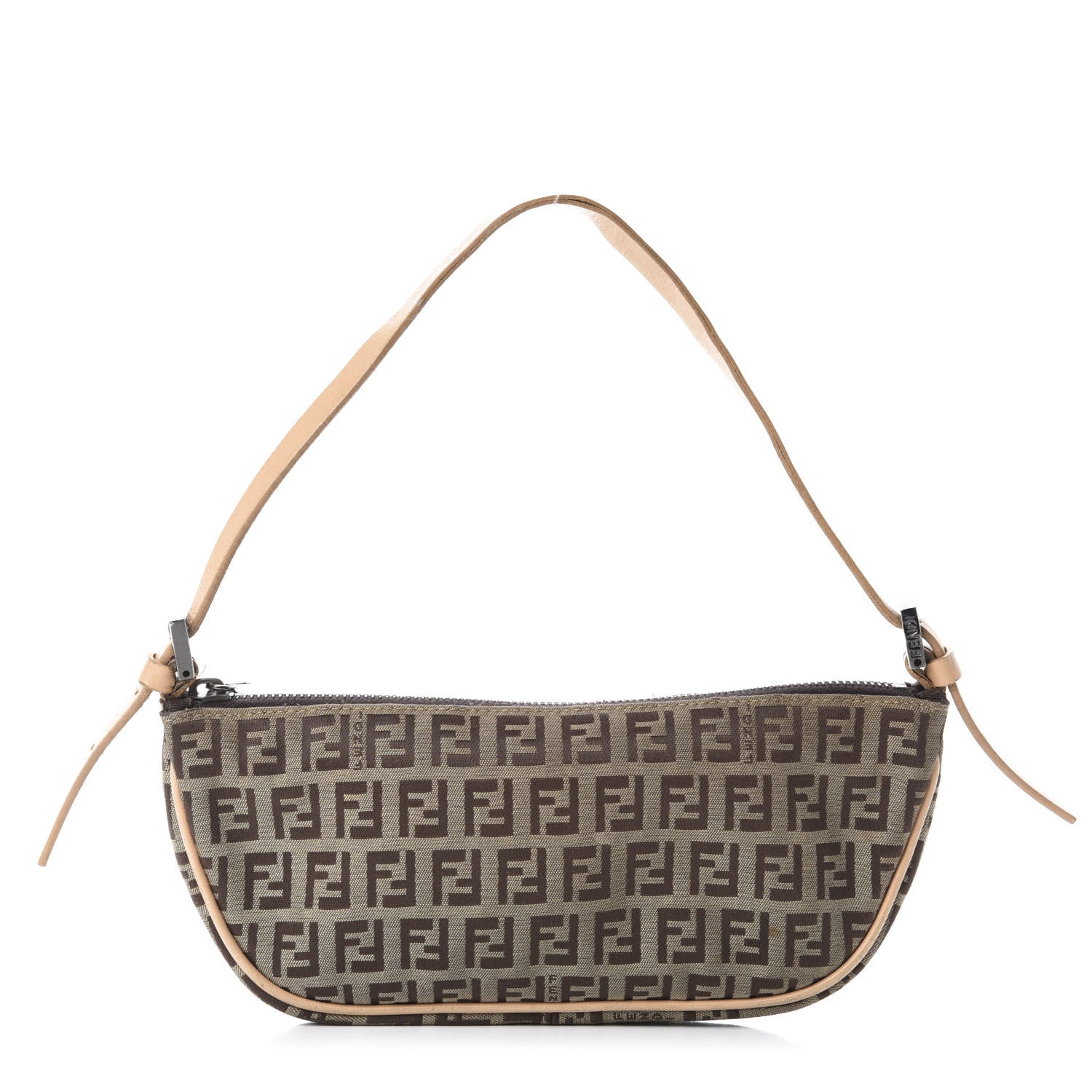 Fendi Zucchino Pochette Beige 1 of 12