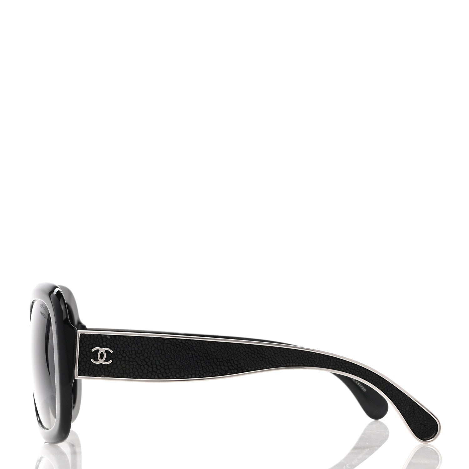 Chanel Stingray Polarized CC Sunglasses 5272-Q Black 3 of 8
