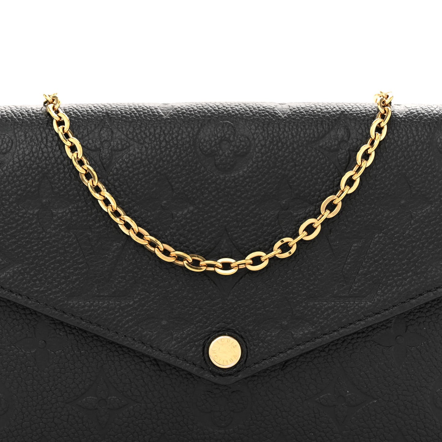 Empreinte Pochette Felicie Chain Wallet Black
