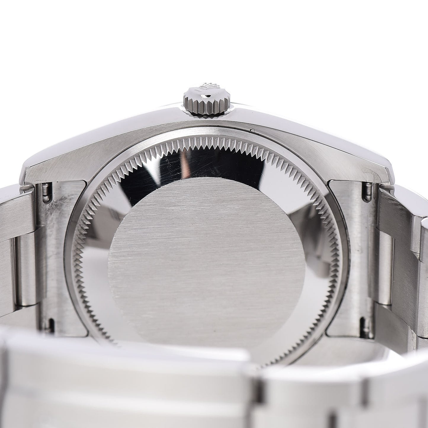 Stainless Steel 34mm Oyster Perpetual Watch Black 114200