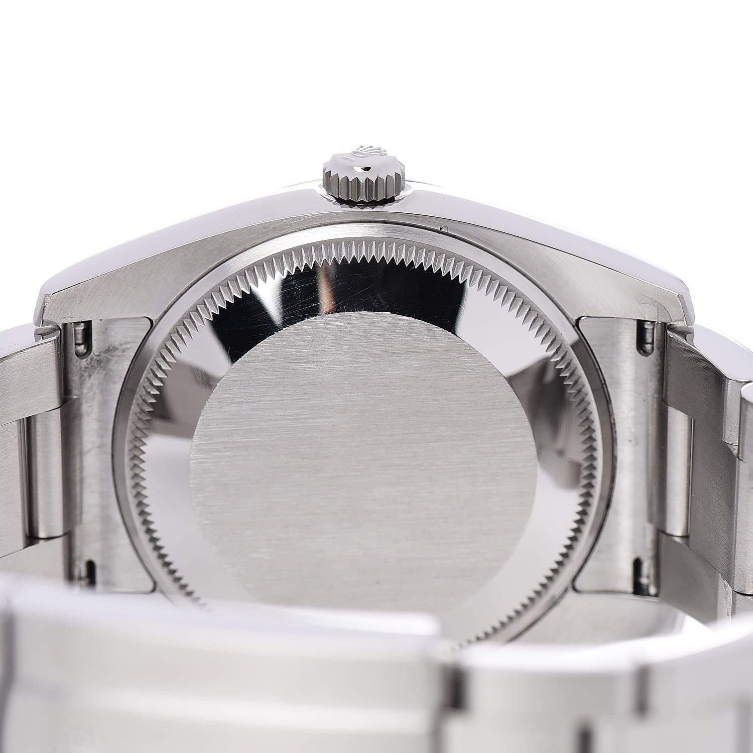 Rolex Stainless Steel 34mm Oyster Perpetual Watch Black 114200 5 of 6