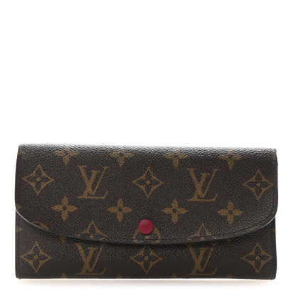 Louis Vuitton Monogram Emilie Wallet Fuchsia 1 of 6
