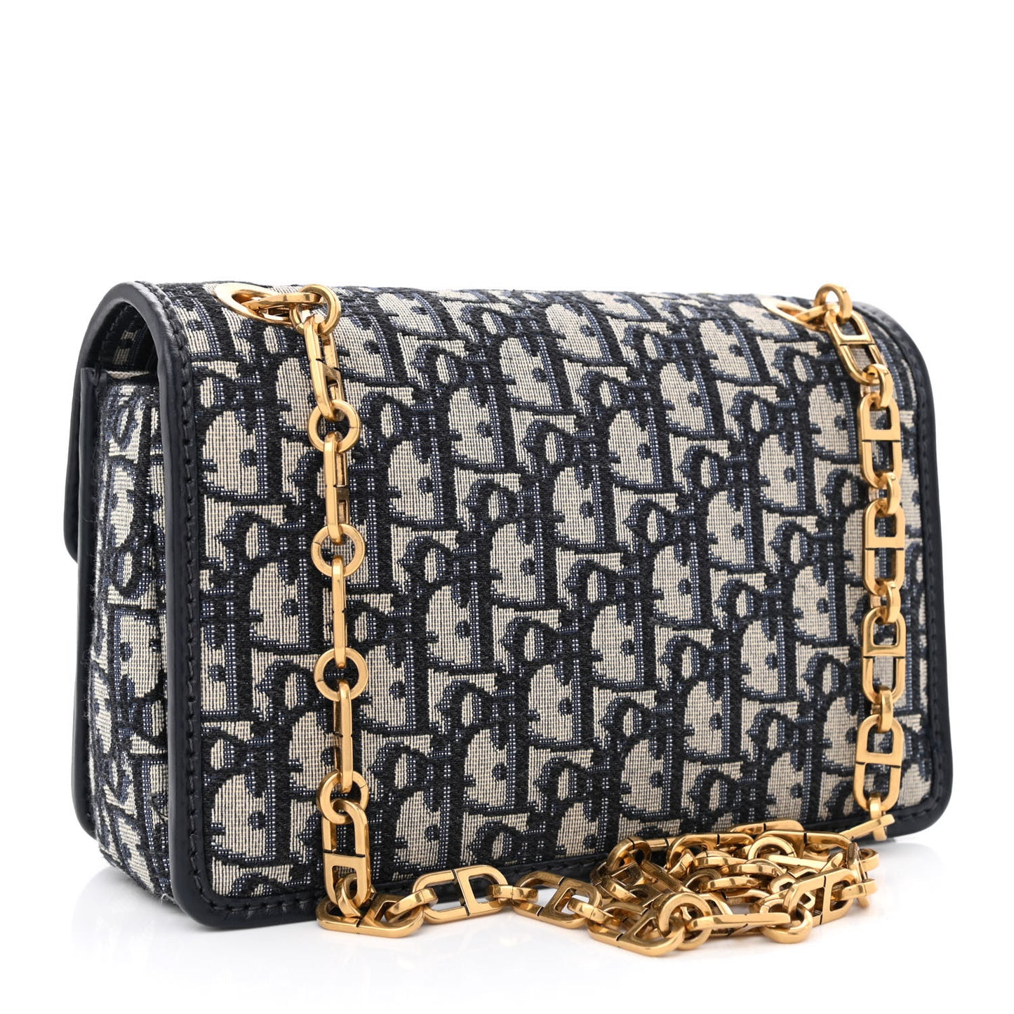 Oblique CD Lock Chain Flap Blue