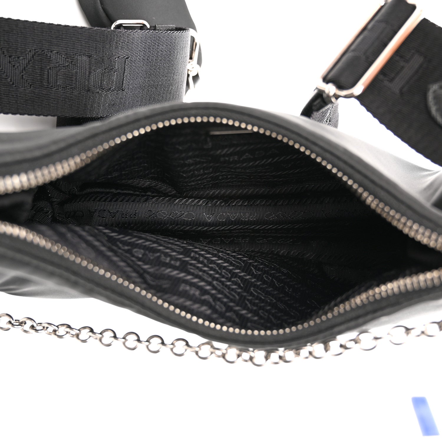 Prada Nylon Re-Edition 2005 Shoulder Bag Black 5 of 12