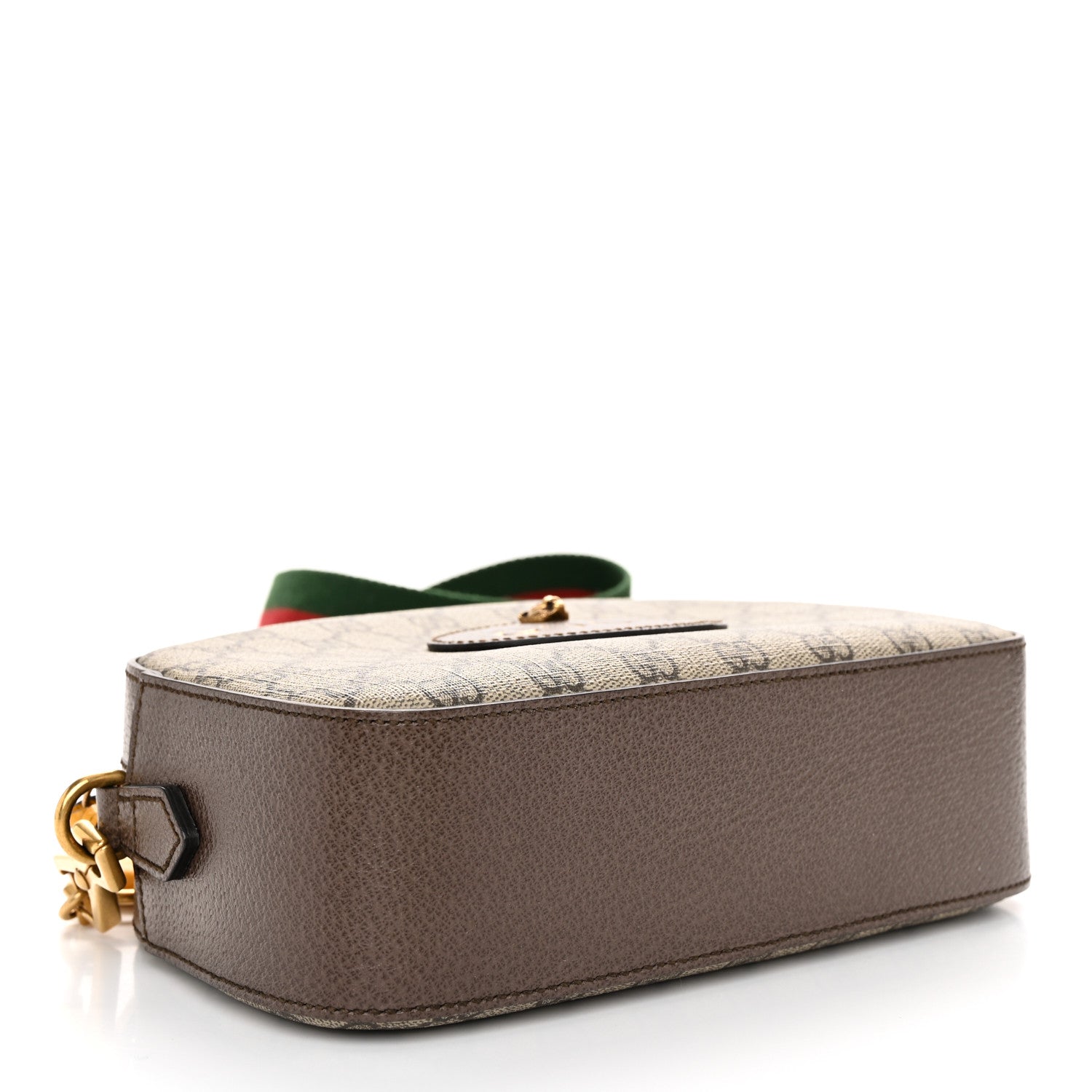 Gucci GG Supreme Monogram Web Neo Vintage Shoulder Bag Beige New Acero Crop 4 of 10