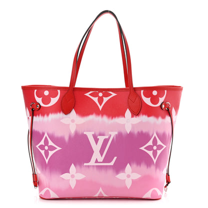 Louis Vuitton Monogram Escale Neverfull MM Rouge 1 of 12