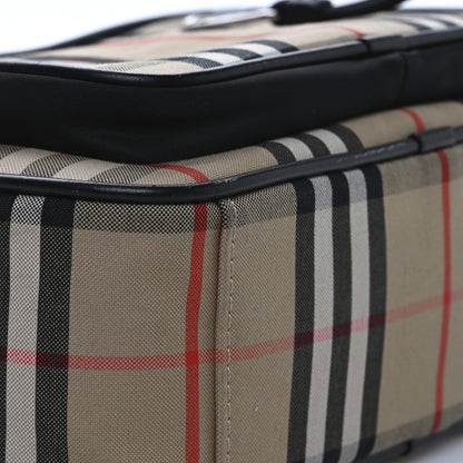 Burberry Vintage Check Calfskin Small Camera Bag Archive Beige 9 of 11