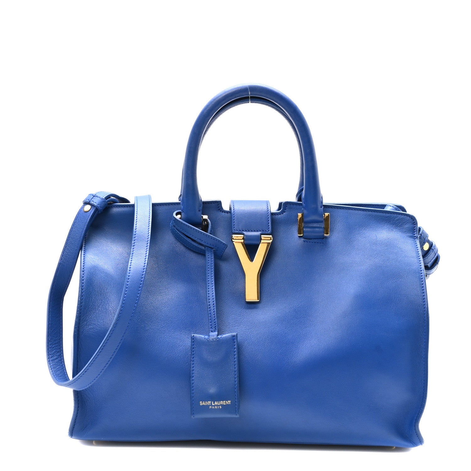 Saint Laurent Calfskin Small Classic Y Cabas Royal Blue 1 of 11