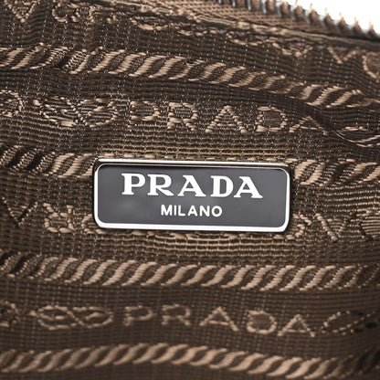 Prada Tessuto Nylon Saffiano Re-Edition 2005 Shoulder Bag Cacao 6 of 13