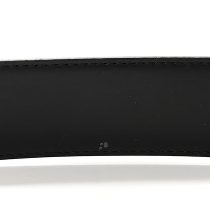 Louis Vuitton Monogram Eclipse Taigarama 40mm LV Initiales Reversible Belt 100 40 Black 6 of 7