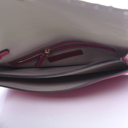 Valentino Garavani Nappa Rockstud Wristlet Clutch Cyclamin 5 of 12