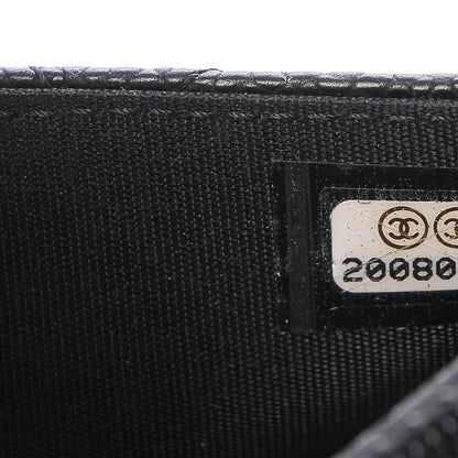 Chanel Caviar Quilted Boy Wallet On Chain WOC Black 8 of 11