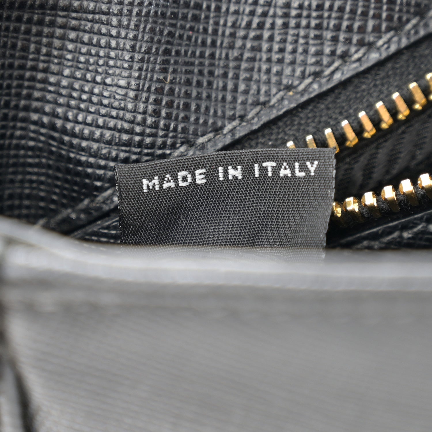 Prada Saffiano Flap Shoulder Bag Black 7 of 17