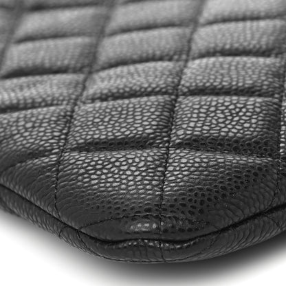 Chanel Caviar Quilted Medium Cosmetic Case Black 8 of 10