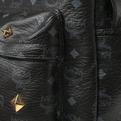 MCM Visetos Medium Studded Stark Backpack Black 12 of 13