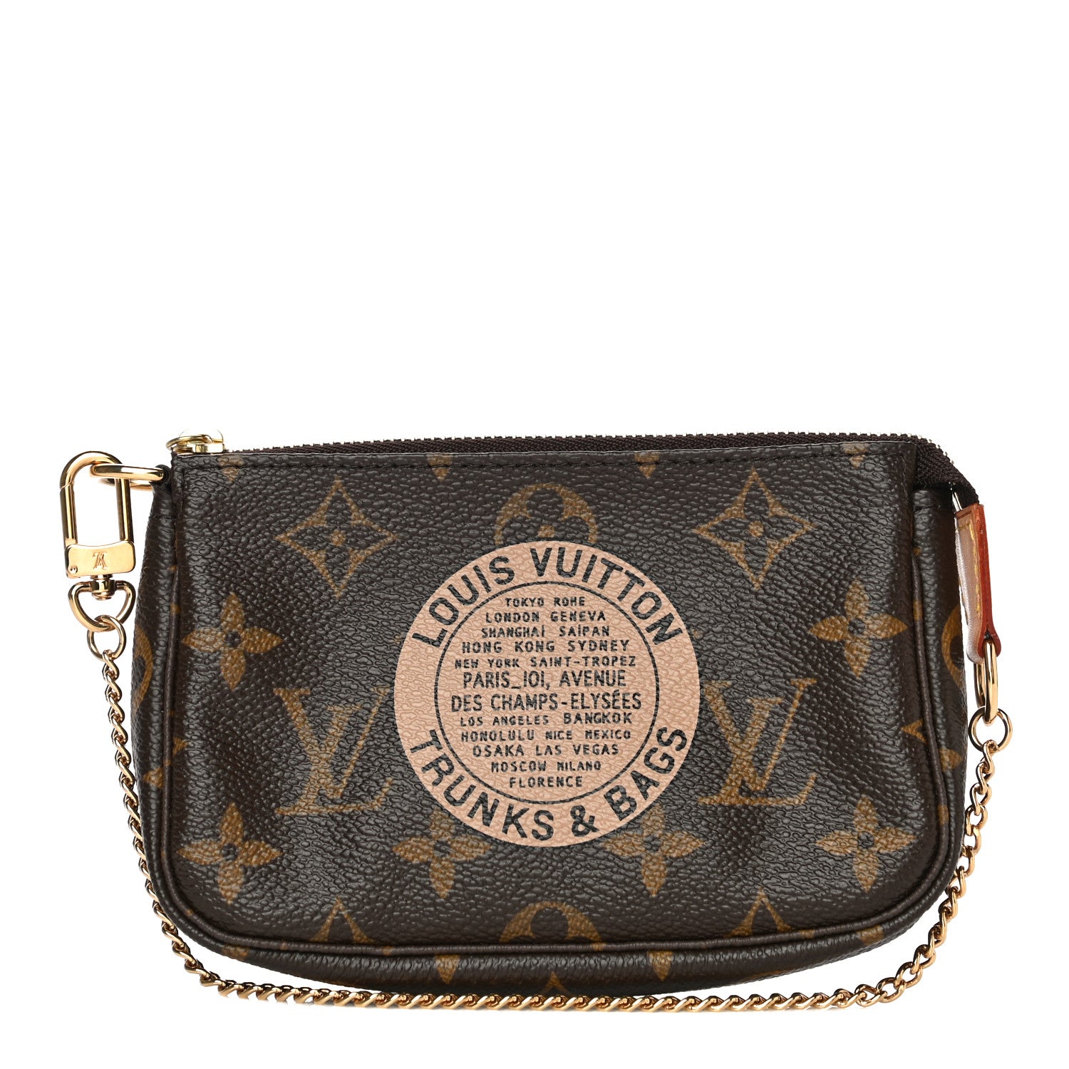 Louis Vuitton Monogram Complice Trunks and Bags Mini Pochette Accessories Beige 1 of 10