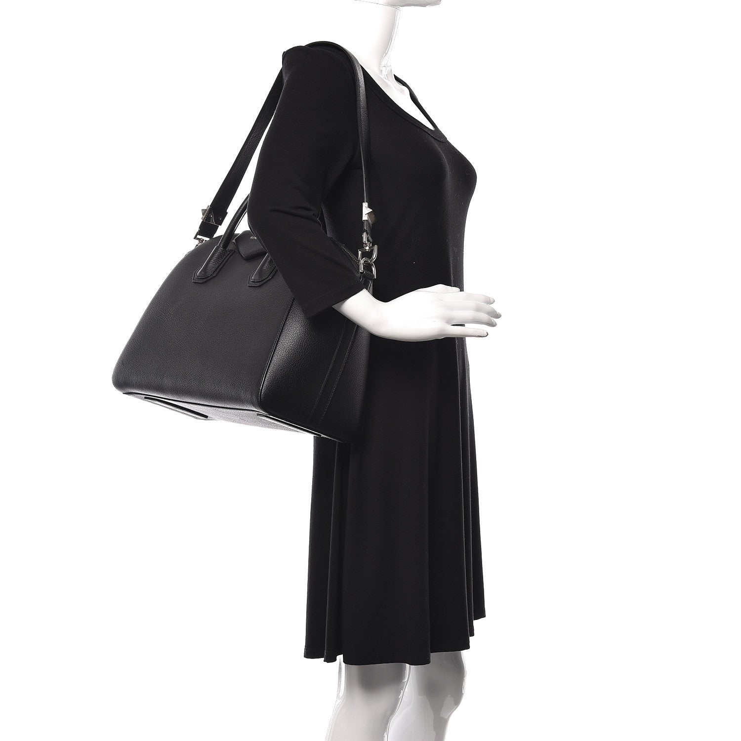 Givenchy Sugar Goatskin Medium Antigona Black 3 of 13