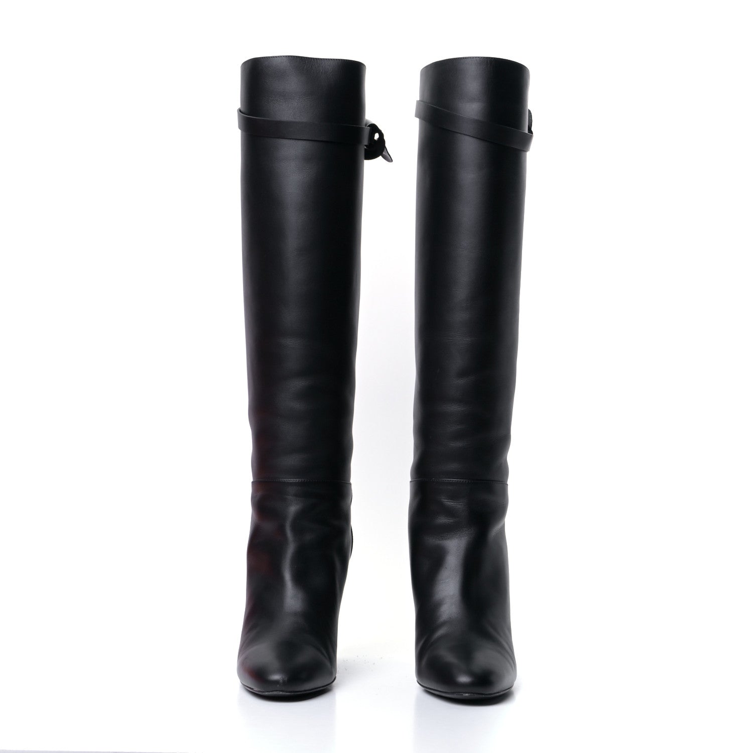 Hermes Heritage Calfskin Story Boots 40 Black 10 of 17