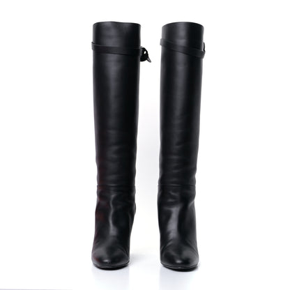 Hermes Heritage Calfskin Story Boots 40 Black 10 of 17