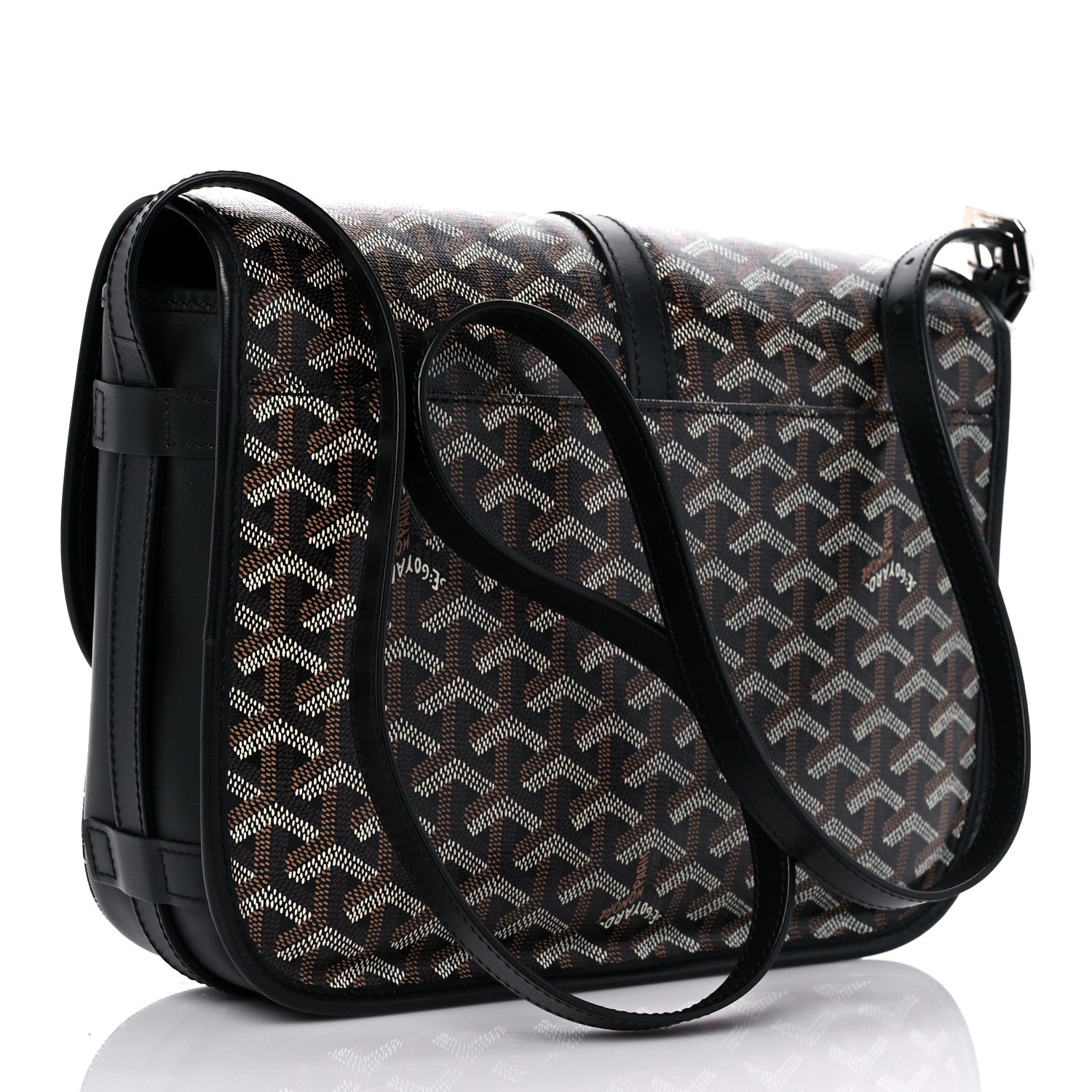 Goyard Goyardine Belvedere II MM Messenger Bag Black 3 of 12
