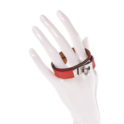Hermes Swift Kelly Double Tour Bracelet Rouge Tomate 2 of 6